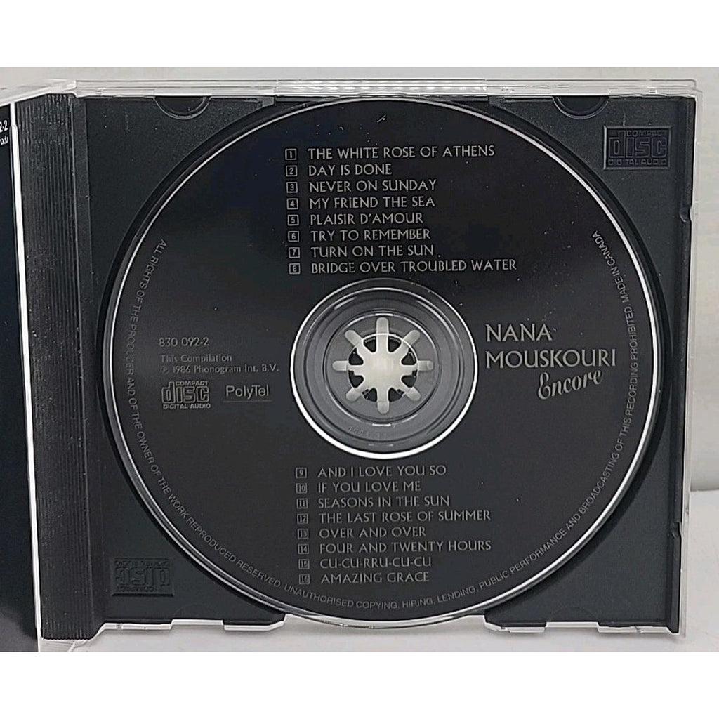 Encore by Nana Mouskouri (CD, 2004)
