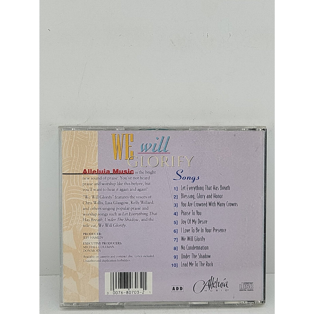 We Will Glorify Alleluia Music CD