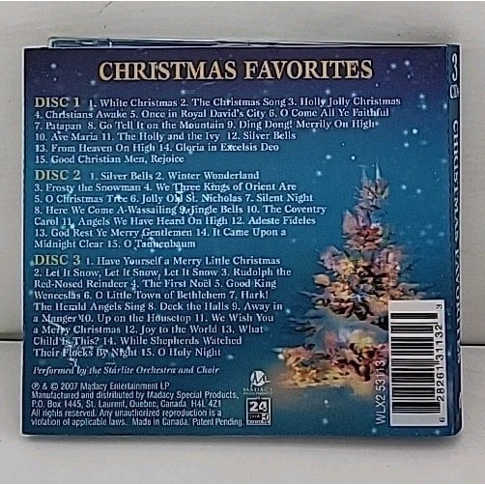 Christmas Favs Performed by the Starlite Orchestra and Choir (3-Disc CD Set)