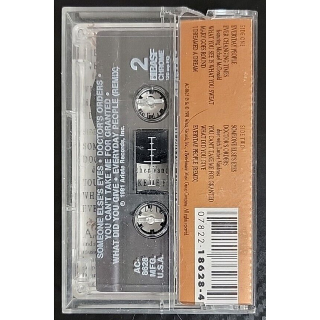 What You See Is What You Sweat by Aretha Franklin (Cassette, 1991, Arista)