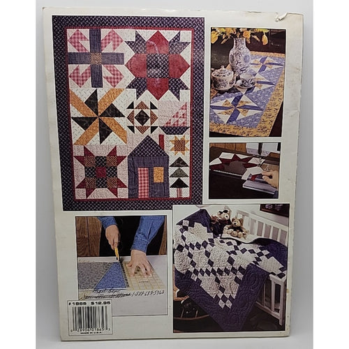 1999 Leisure Arts Basic Guide To Rotary Cut Quilts Book Softcover Pattern Book