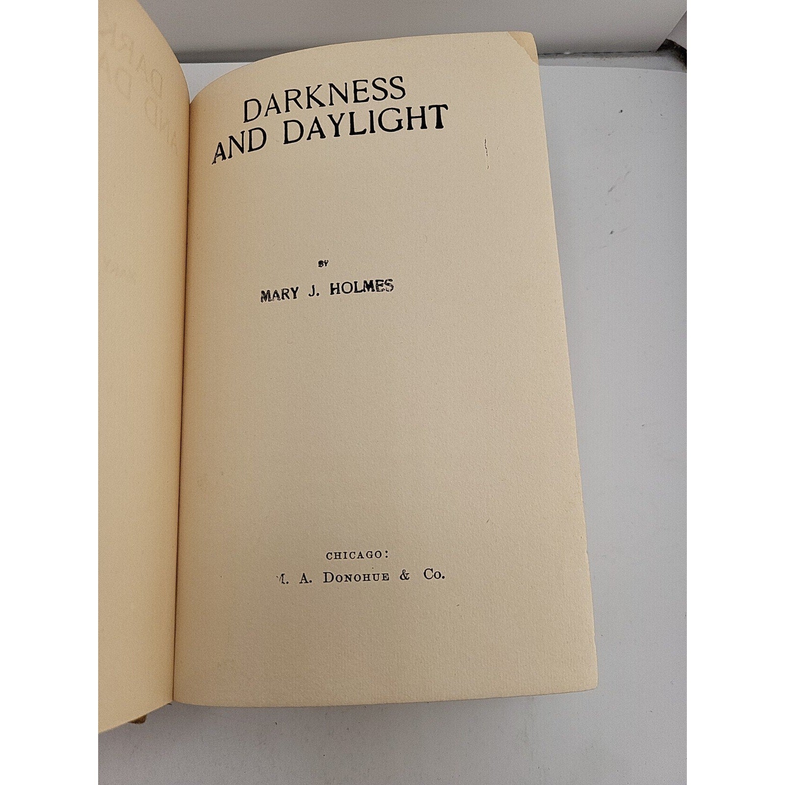Darkness And Daylight By Mary J. Holmes