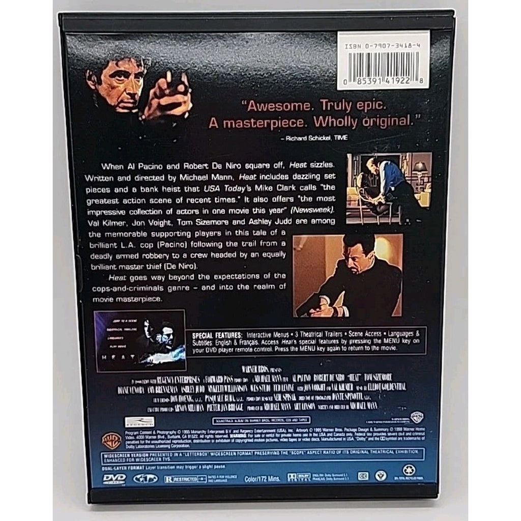 Heat (DVD, 1995)