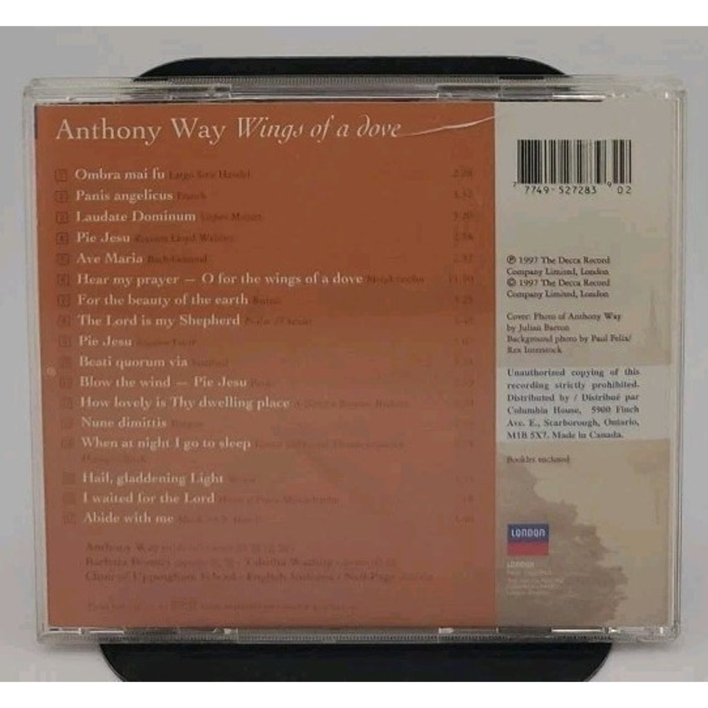 Anthony Way : Wings of a Dove CD (1997)