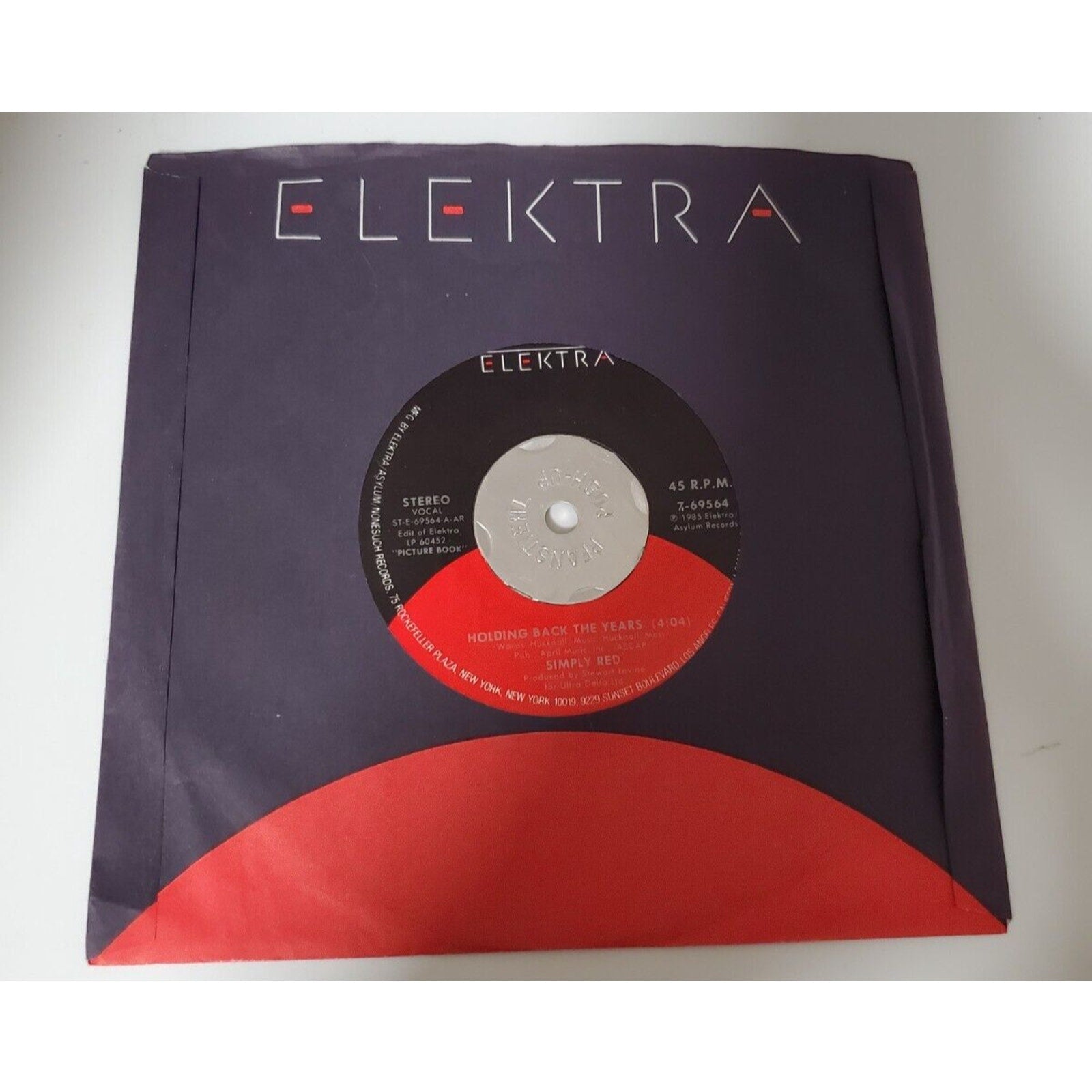 Simply Red - I won't Feel Bad - 45RPM Record - Singles