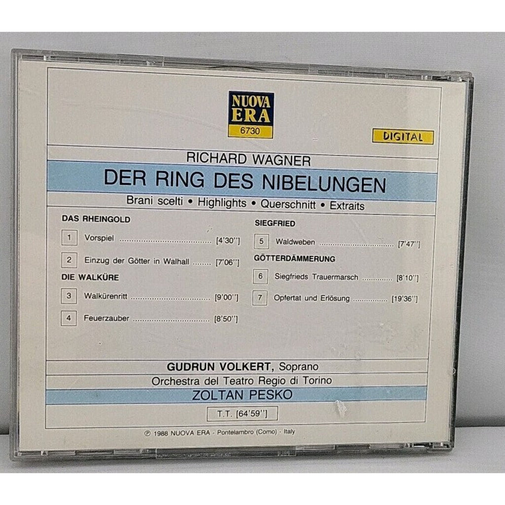 Wagner - Der Ring Des Nibelungen - Highlights Volkert - Orchestra Del Teatro...