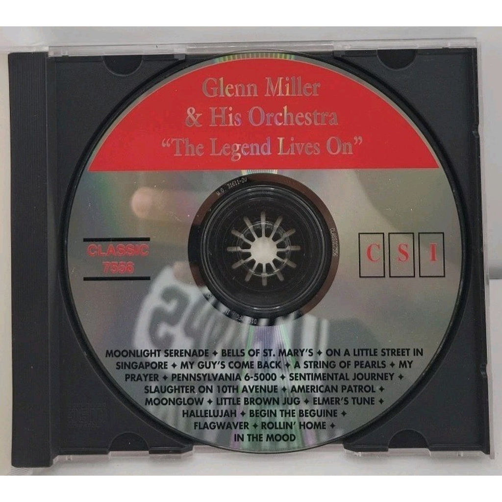 The Legend Lives on Glenn Miller & His Orchestra Music CD Album