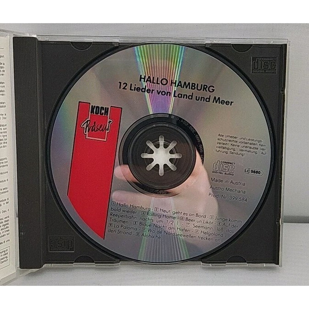 Hallo Hamburg 12 Lieder Von Land Und Meer CD