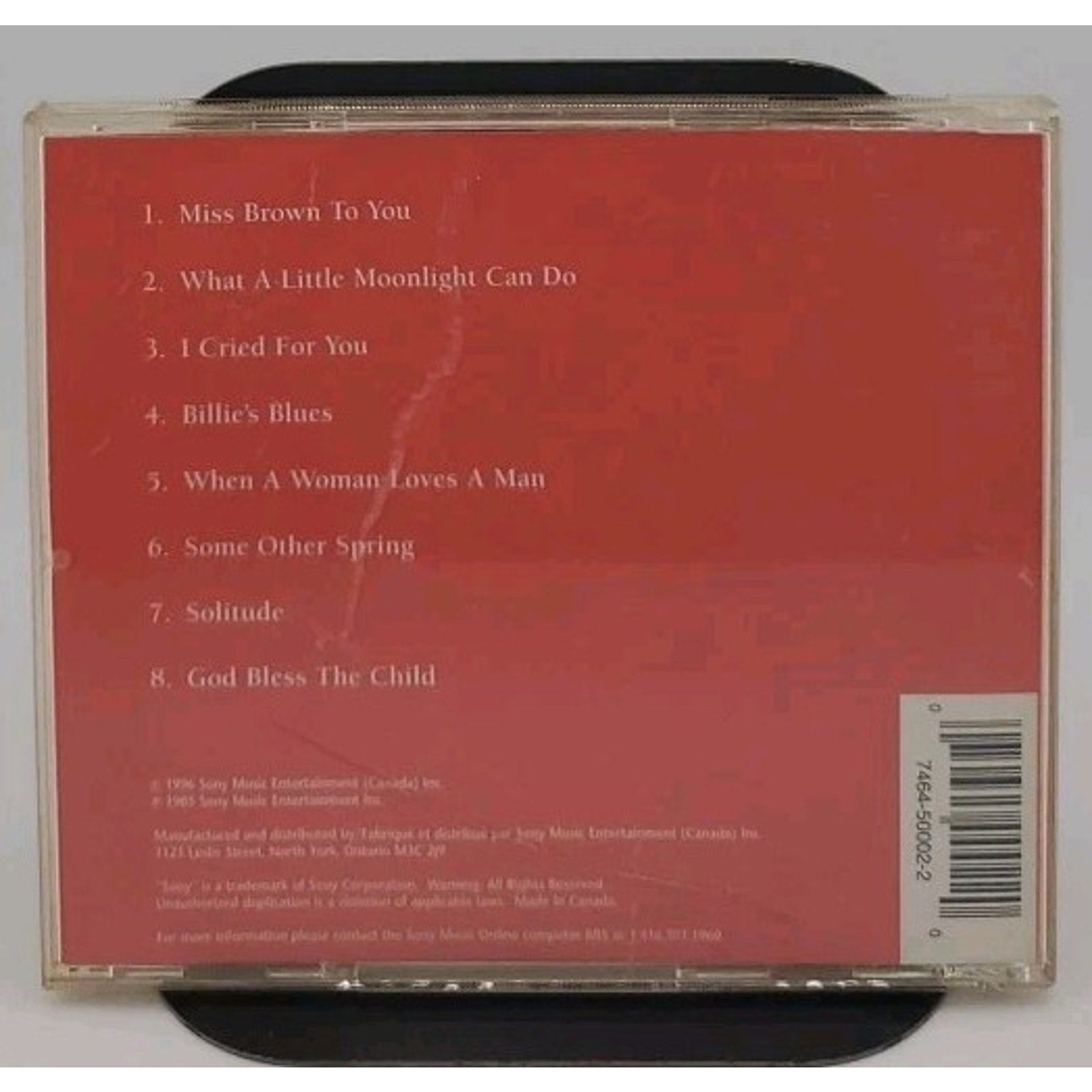 Billie Holiday's Greatest Hits CD