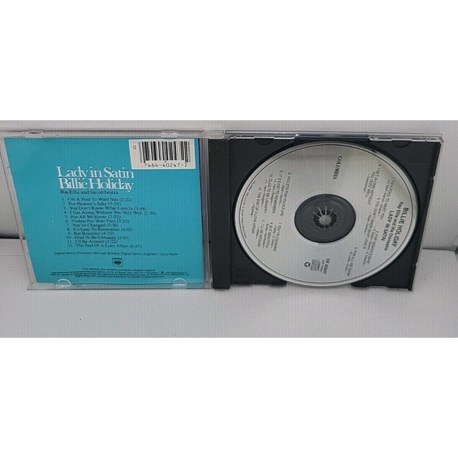 Billie Holiday, Lady in Satin, Audio CD