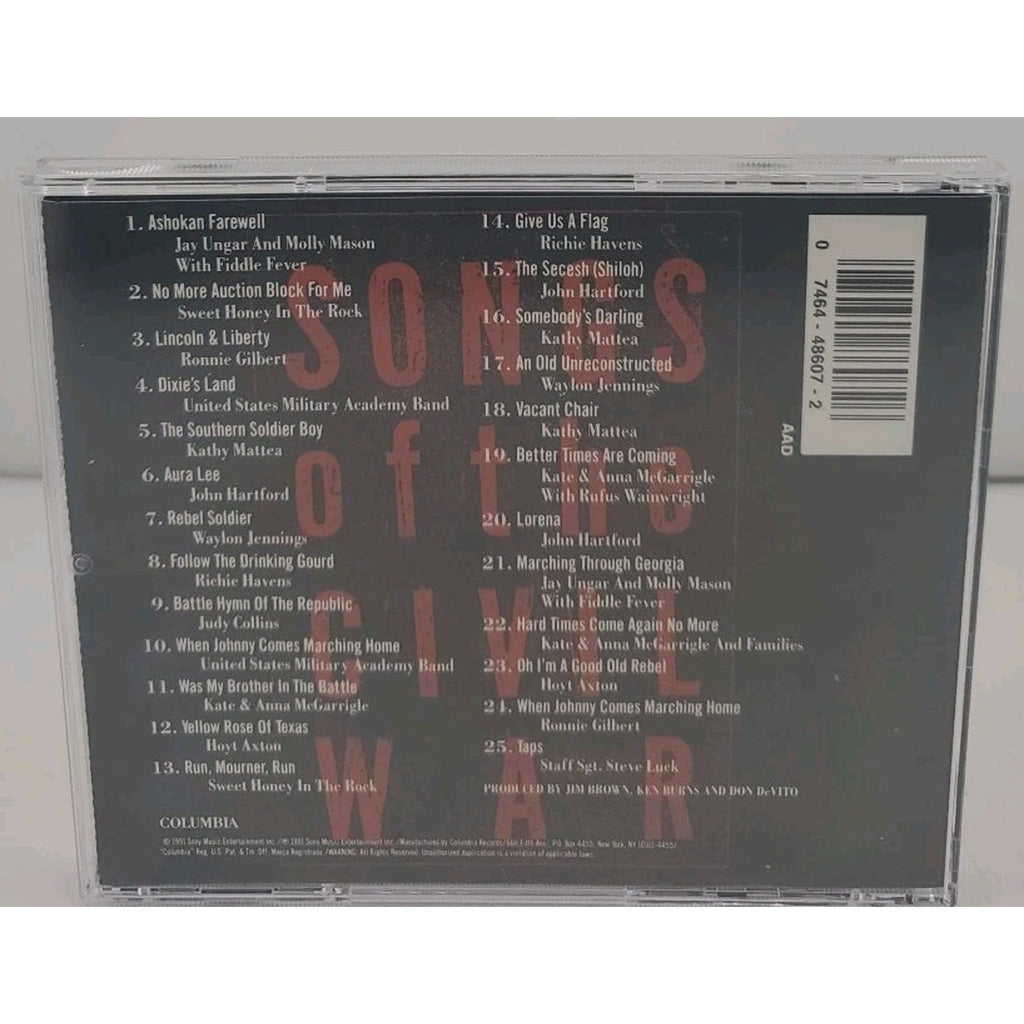 Songs of the Civil War (Original Soundtrack) by Various (CD)