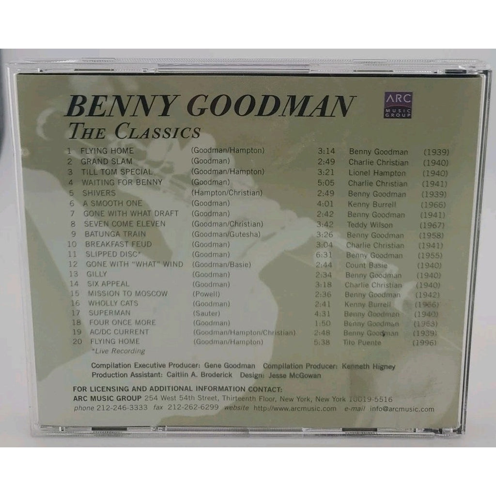 Benny Goodman The Classics CD