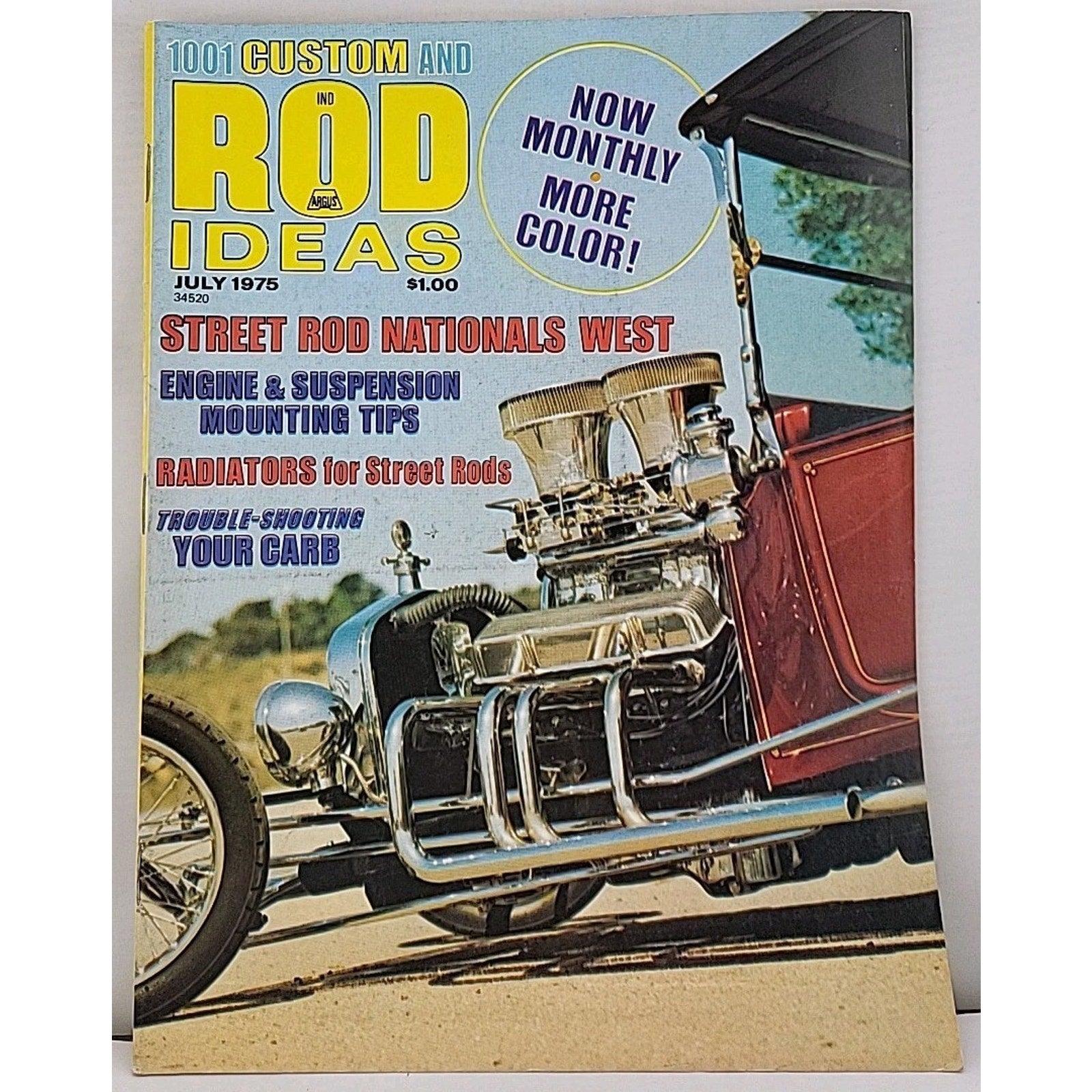 1001 Custom And Rod Ideas Magazine - July 1975
