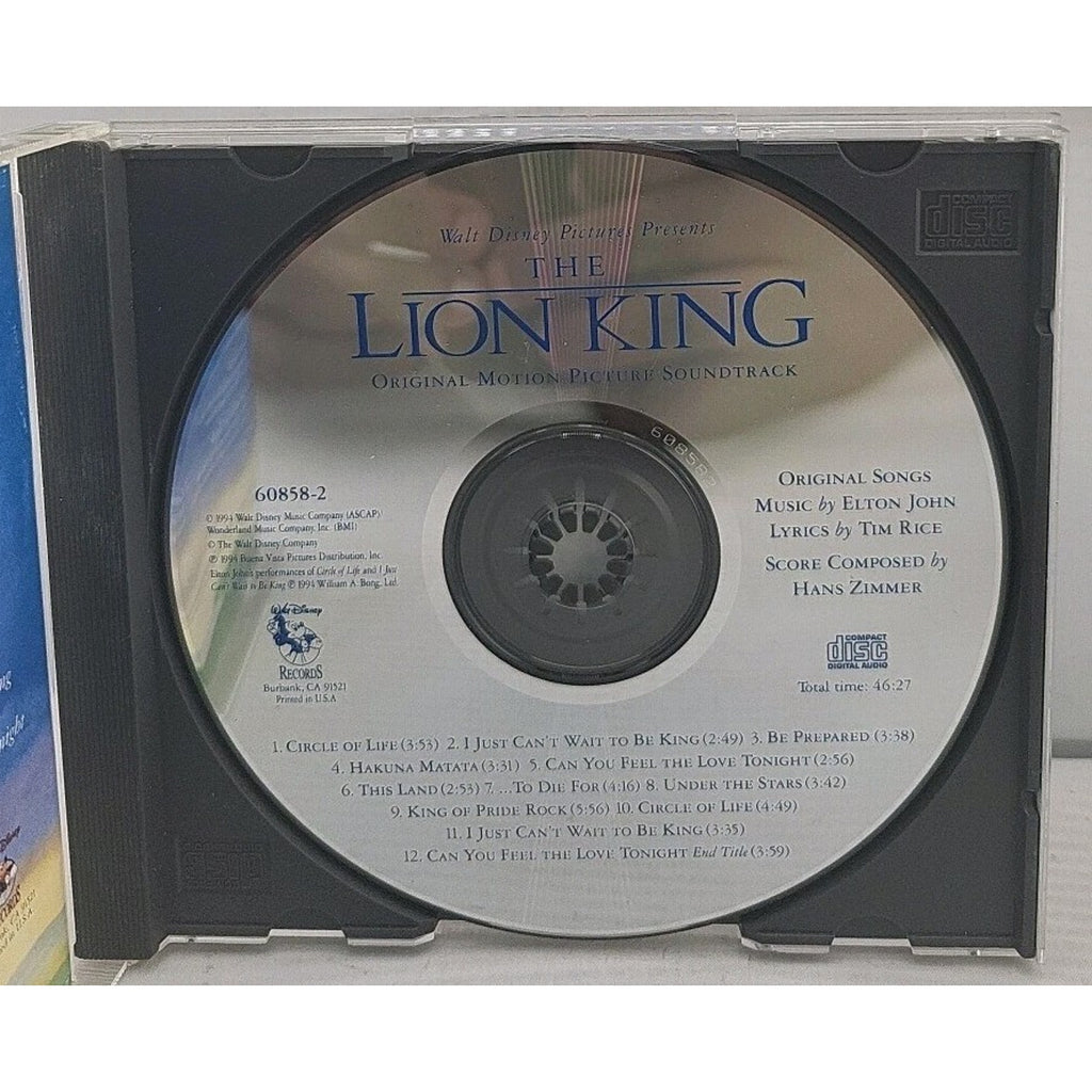 Soundtrack by Lion King (CD, 1994)