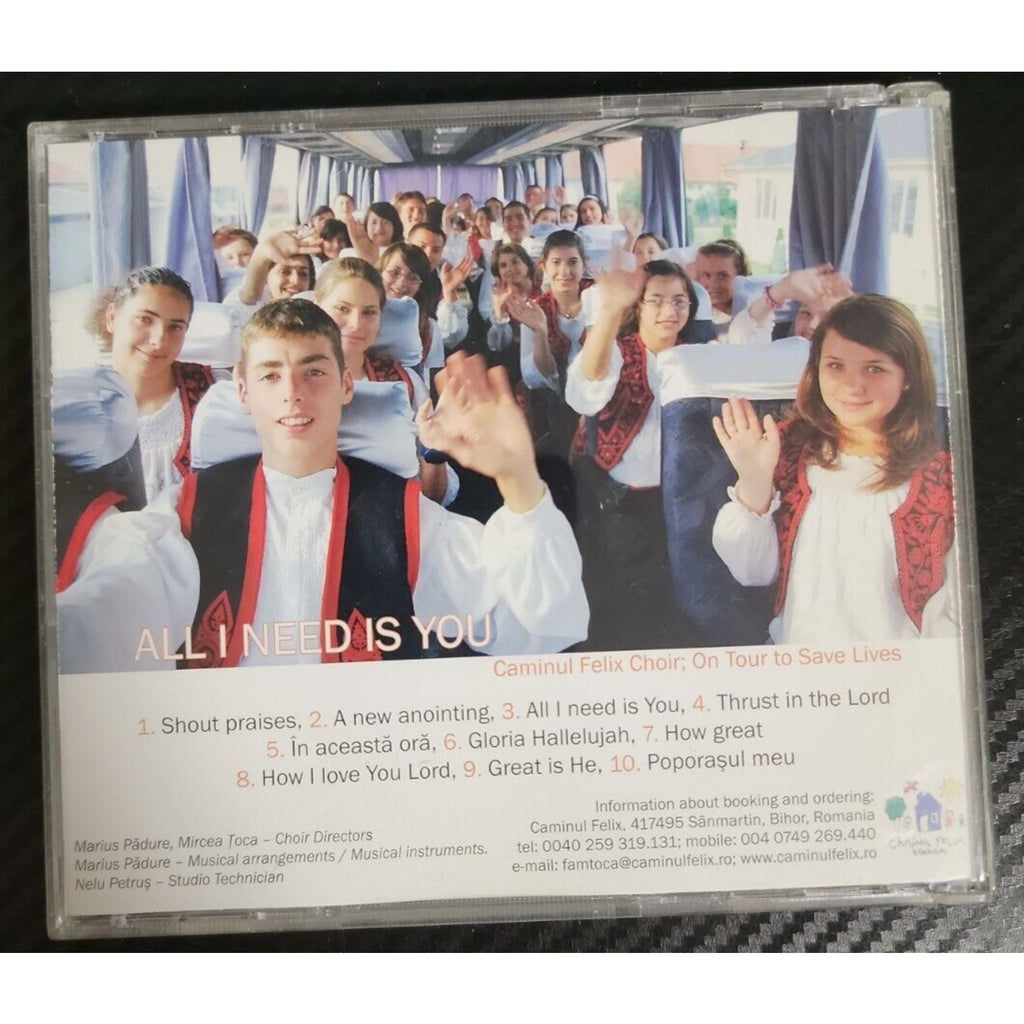 Caminul Felix Choir All I Need Is You (CD)