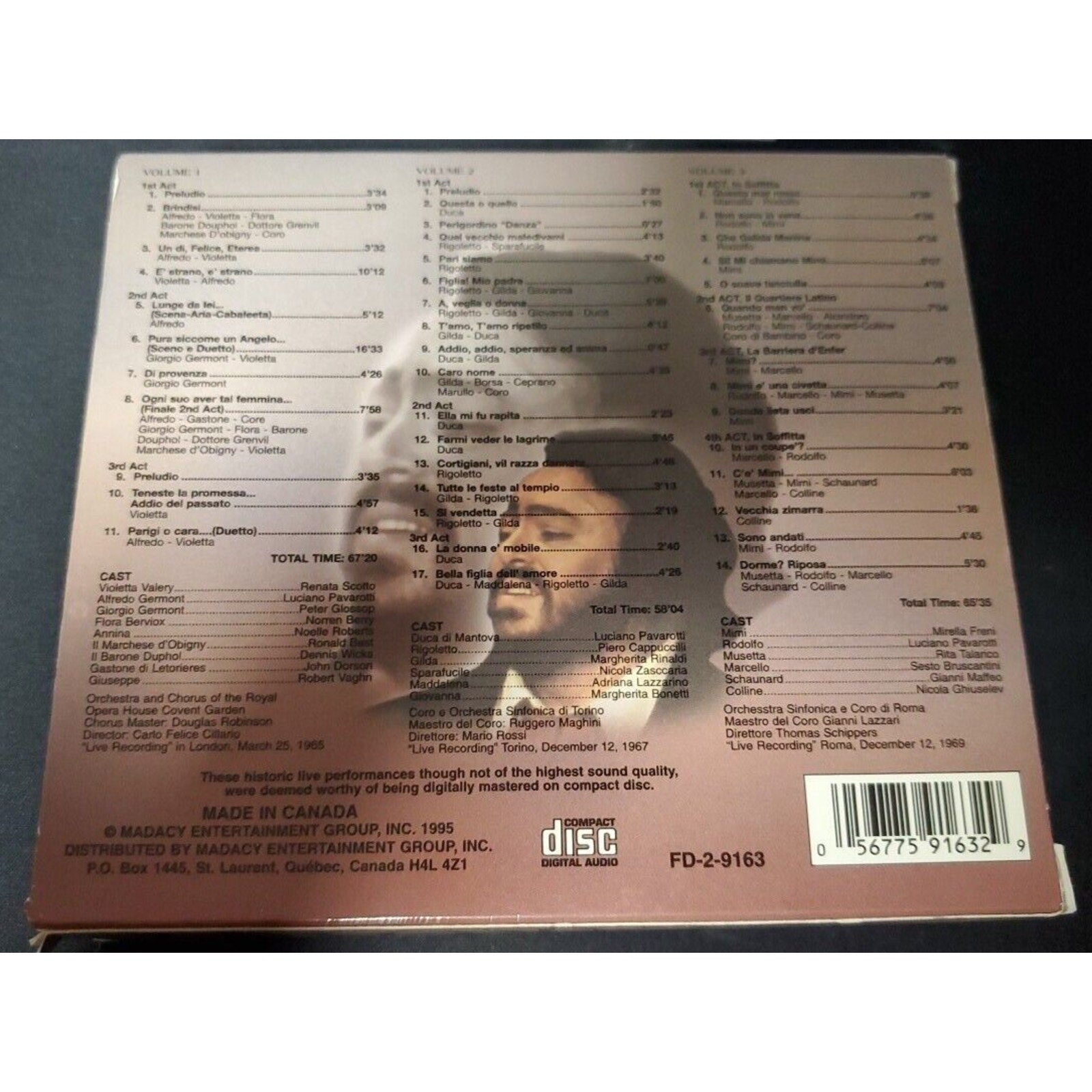 Pavarotti, Luciano : Greatest Tenor (CD)