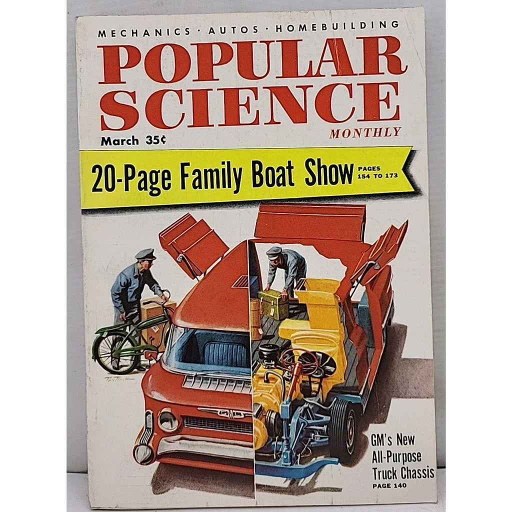 Popular Science Monthly - Mechanics-Autos-Homebuilding - March 1955 - Vol.166