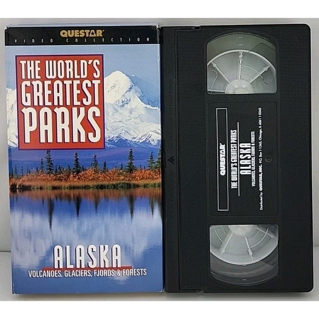 The World's Greatest Parks Alaska VHS VOLCANOS, GALCIERS, FJORDS & FORESTS