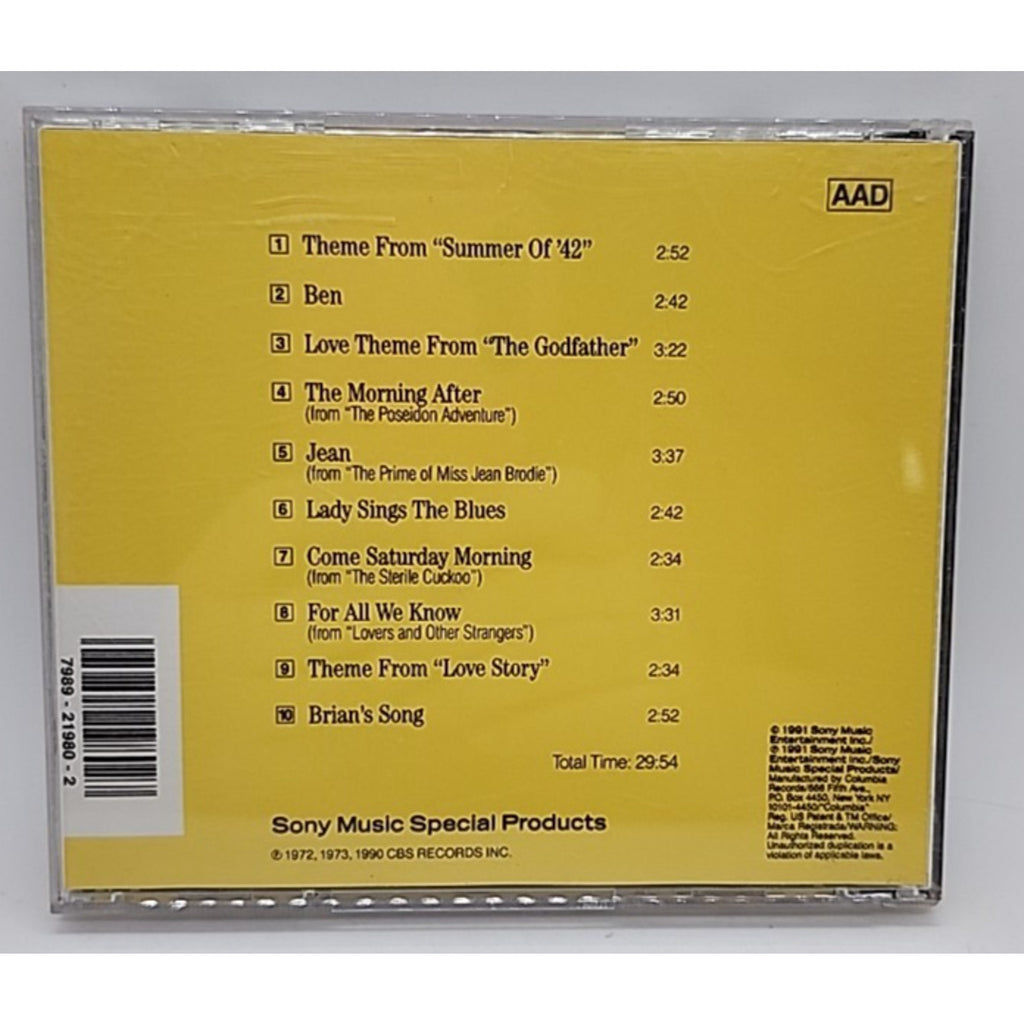 Plays Great Songs from the Movies by Peter Nero (CD, Dec-1995, Sony Music)