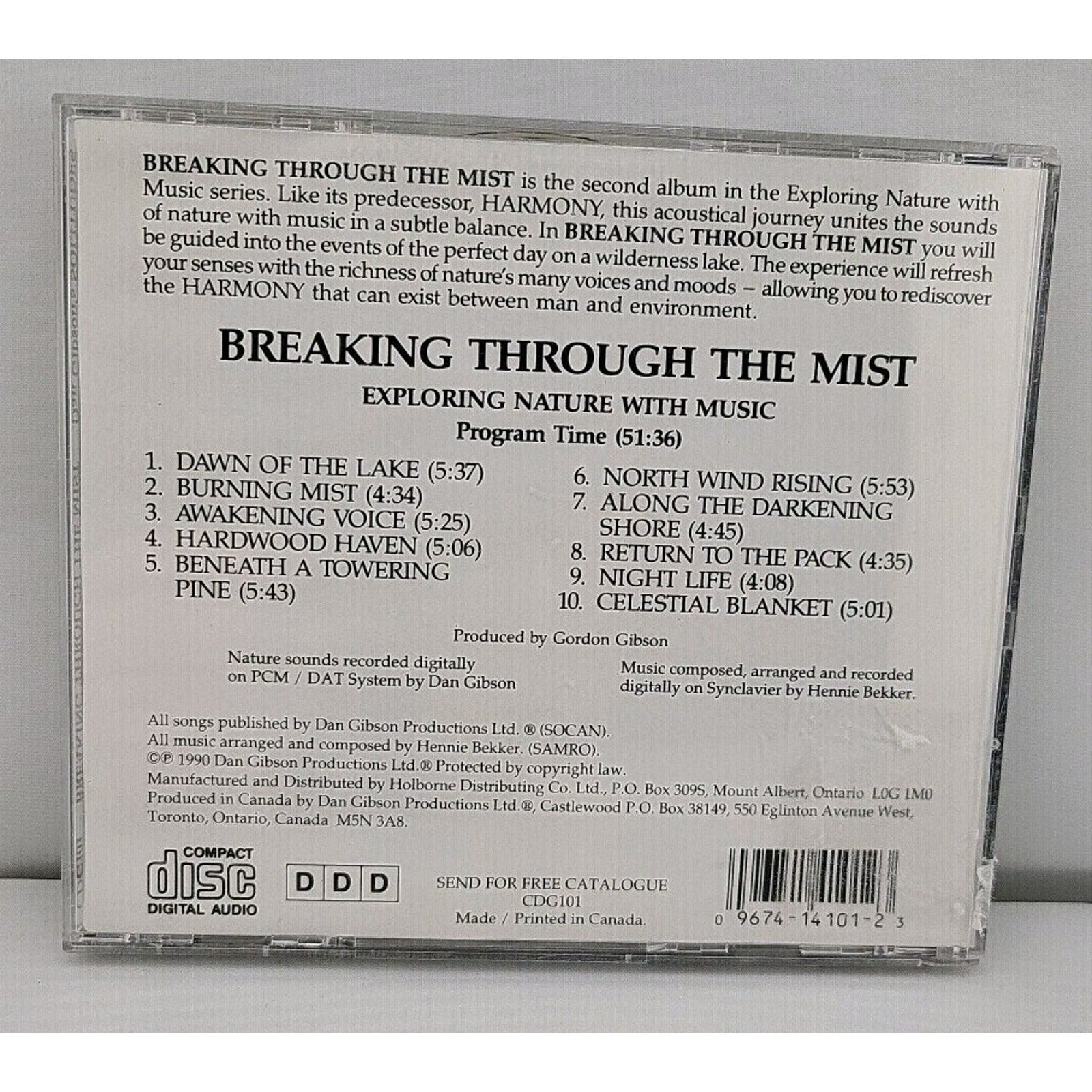 Solitudes: Breaking Through the Mist by Dan Gibson (CD, Jun-2008, Solitudes)