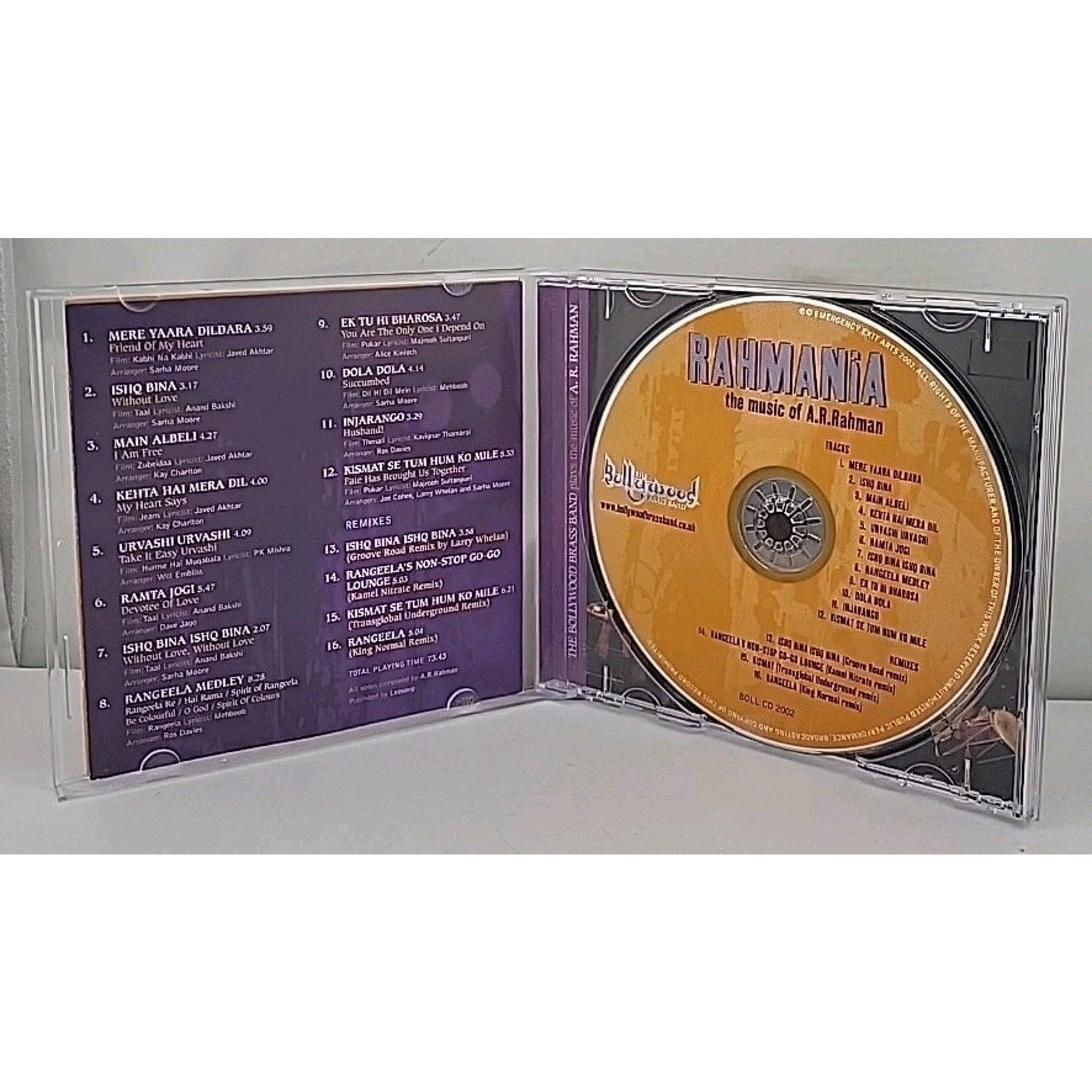 Rahmania: The Music of A.R. Rahman by Bollywood Brass Band (CD)
