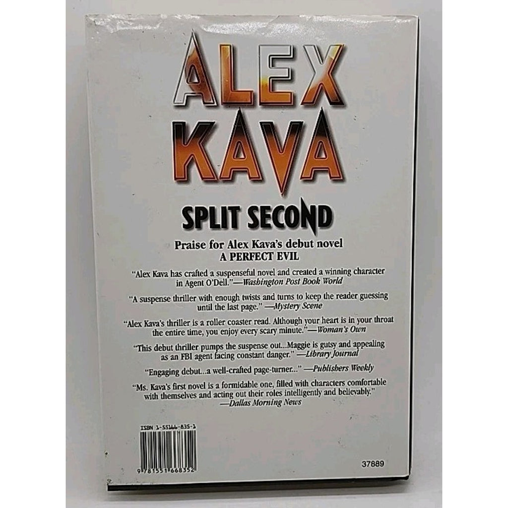 Split Second by Alex Kava (2001, Hardcover)
