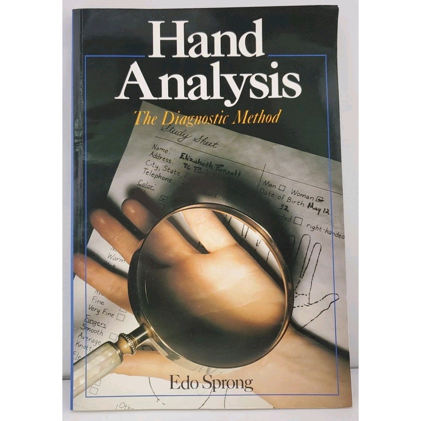 Hand Analysis : The Diagnostic Method by Edo Sprong (1991, Trade Paperback)