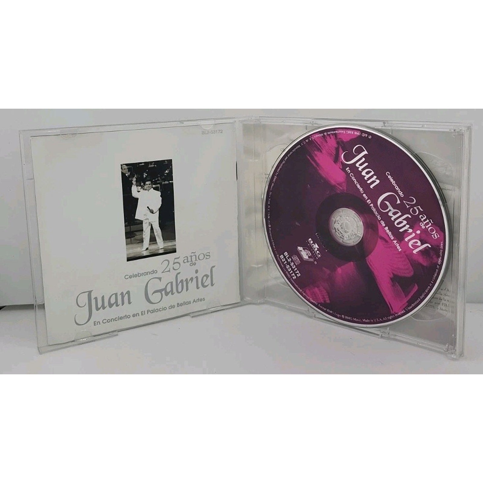 Celebracion De 25 Anos De Gabriel En Bellas Artes by Gabriel, Juan (CD, 2022)