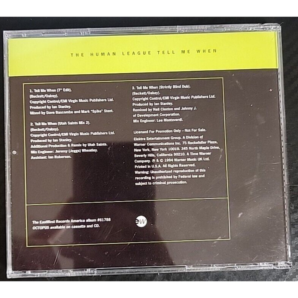 The Human League Tell Me When CD