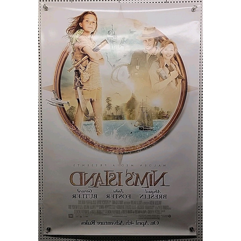 Nim's Island (Teaser) Movie Theater Poster Double Sided 27x40