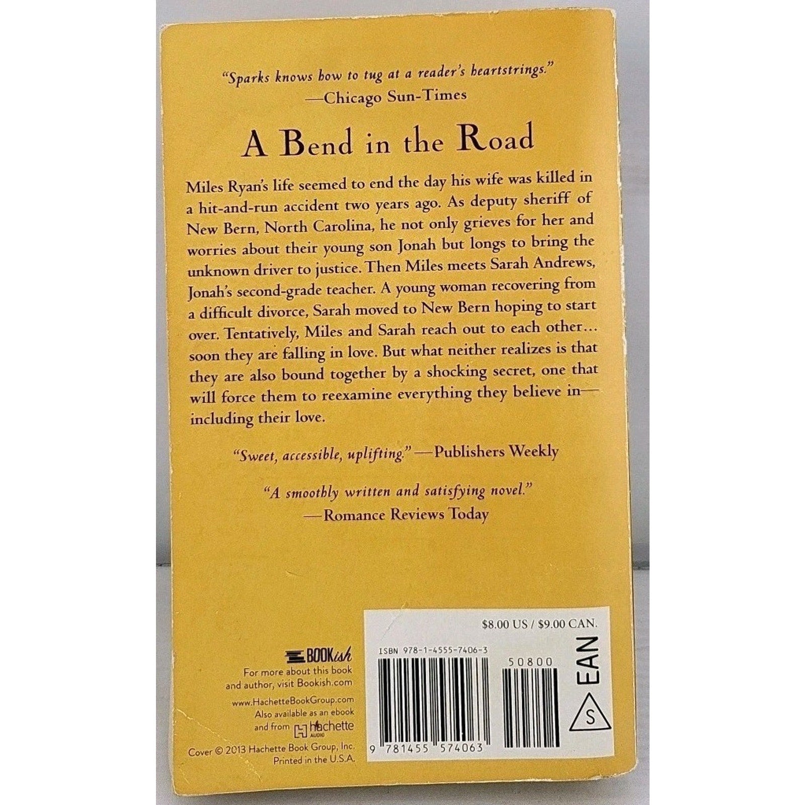 Bend in the Road by Nicholas Sparks (2013, Mass Market)
