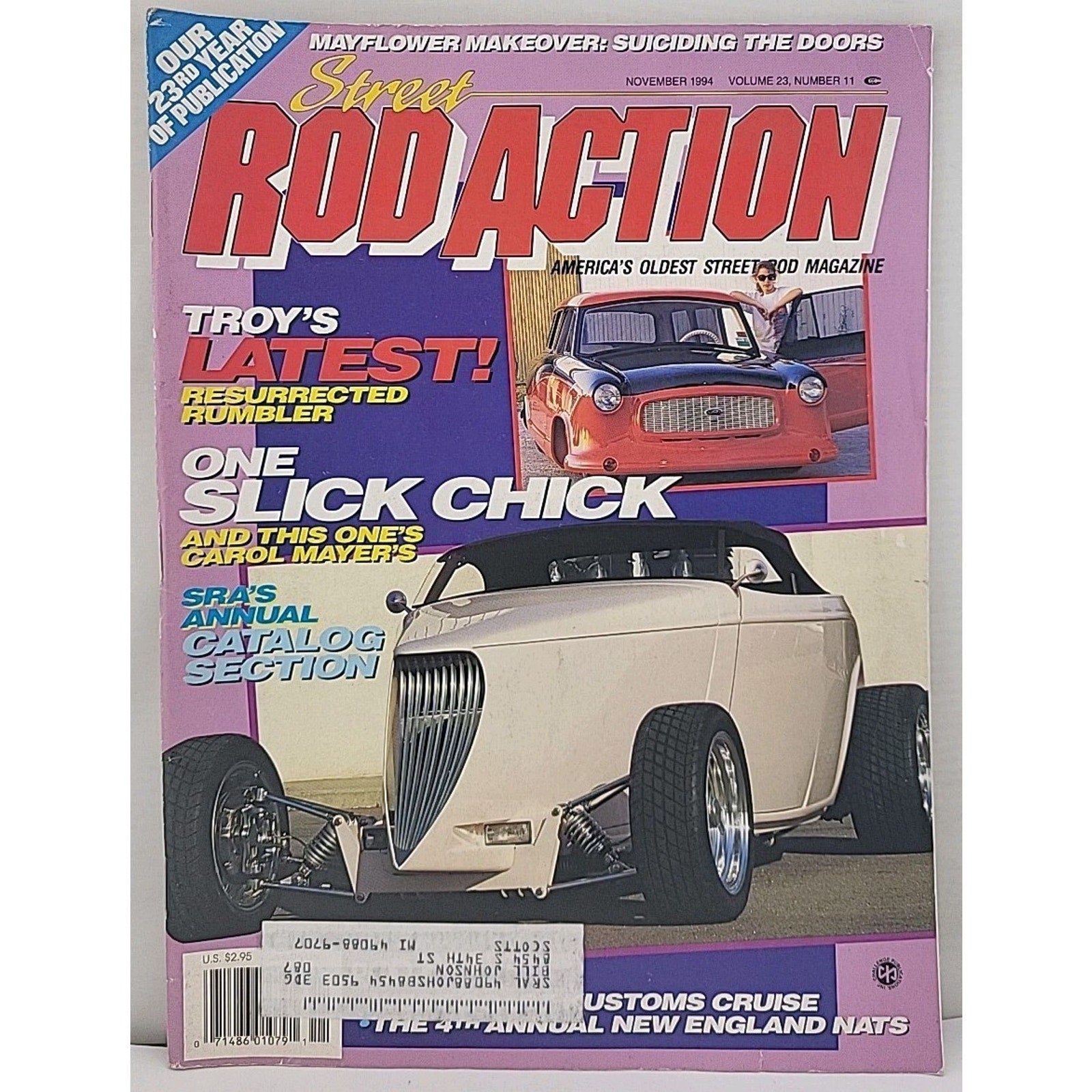 Street Rod Action Magazine November 1994 Volume 23 Number 11