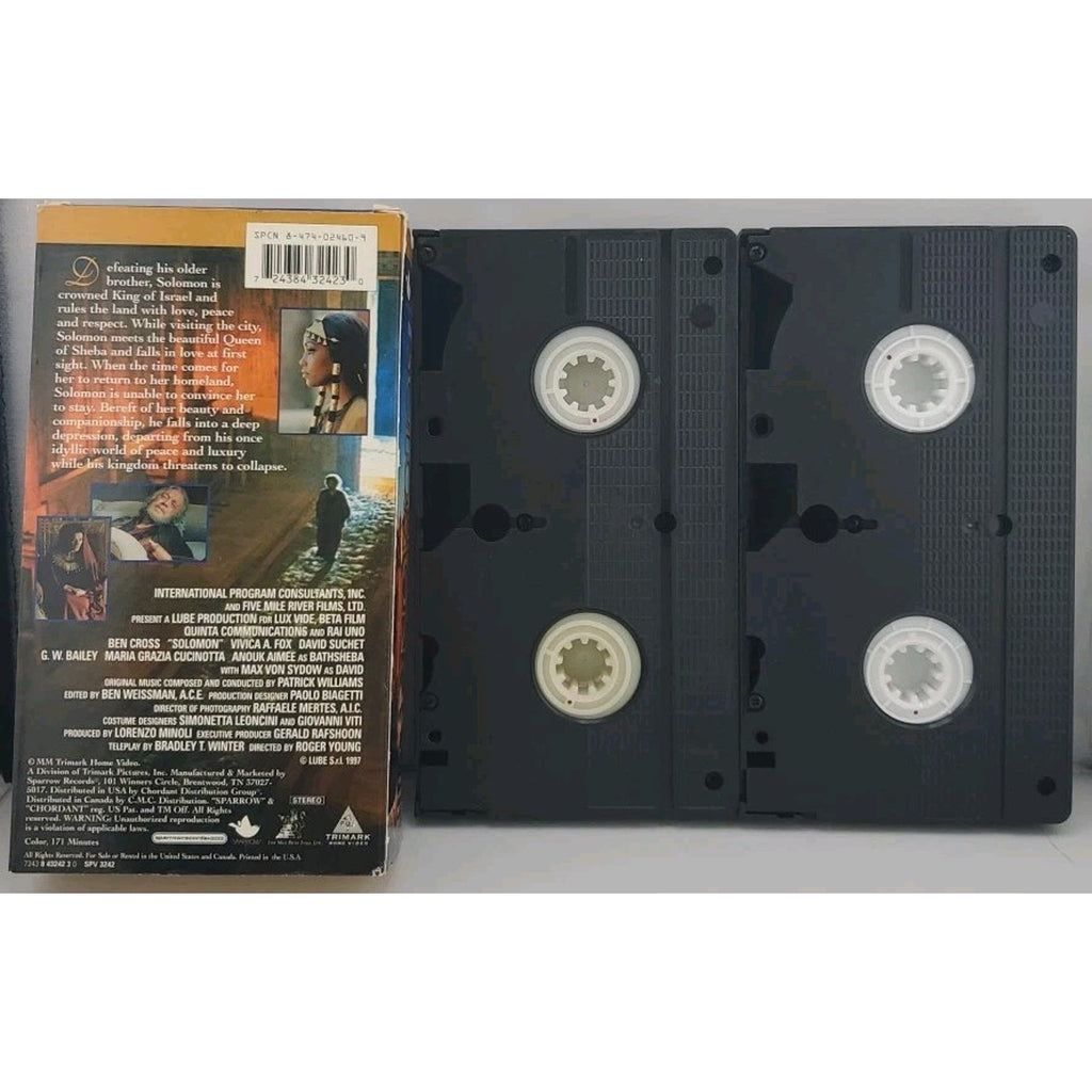The Bible: Solomon (VHS, 2000) Ben Cross/Vivica A. Fox/Max Von Sydow