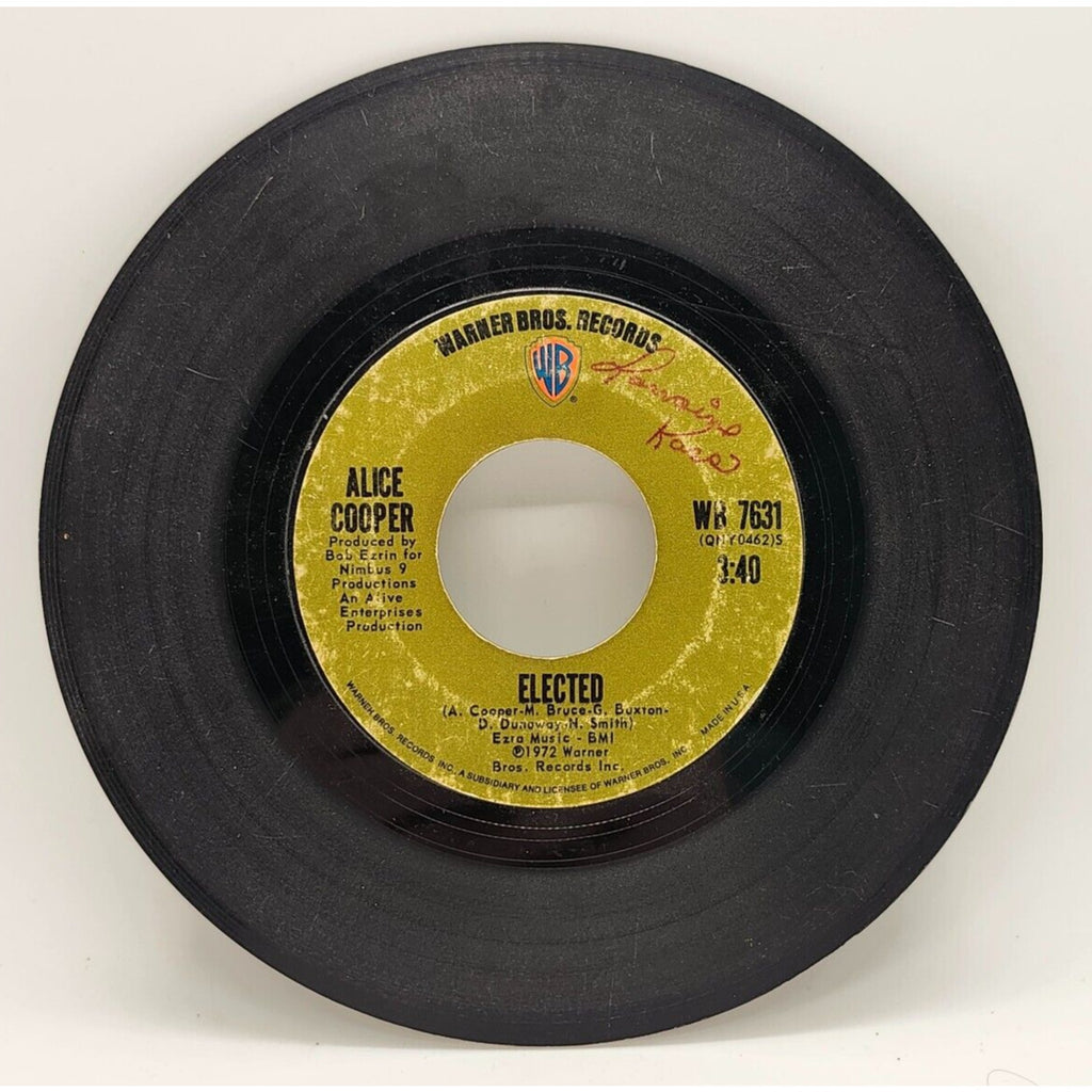 Luney Tune / Elected by Alice Cooper (Record) WB 7631