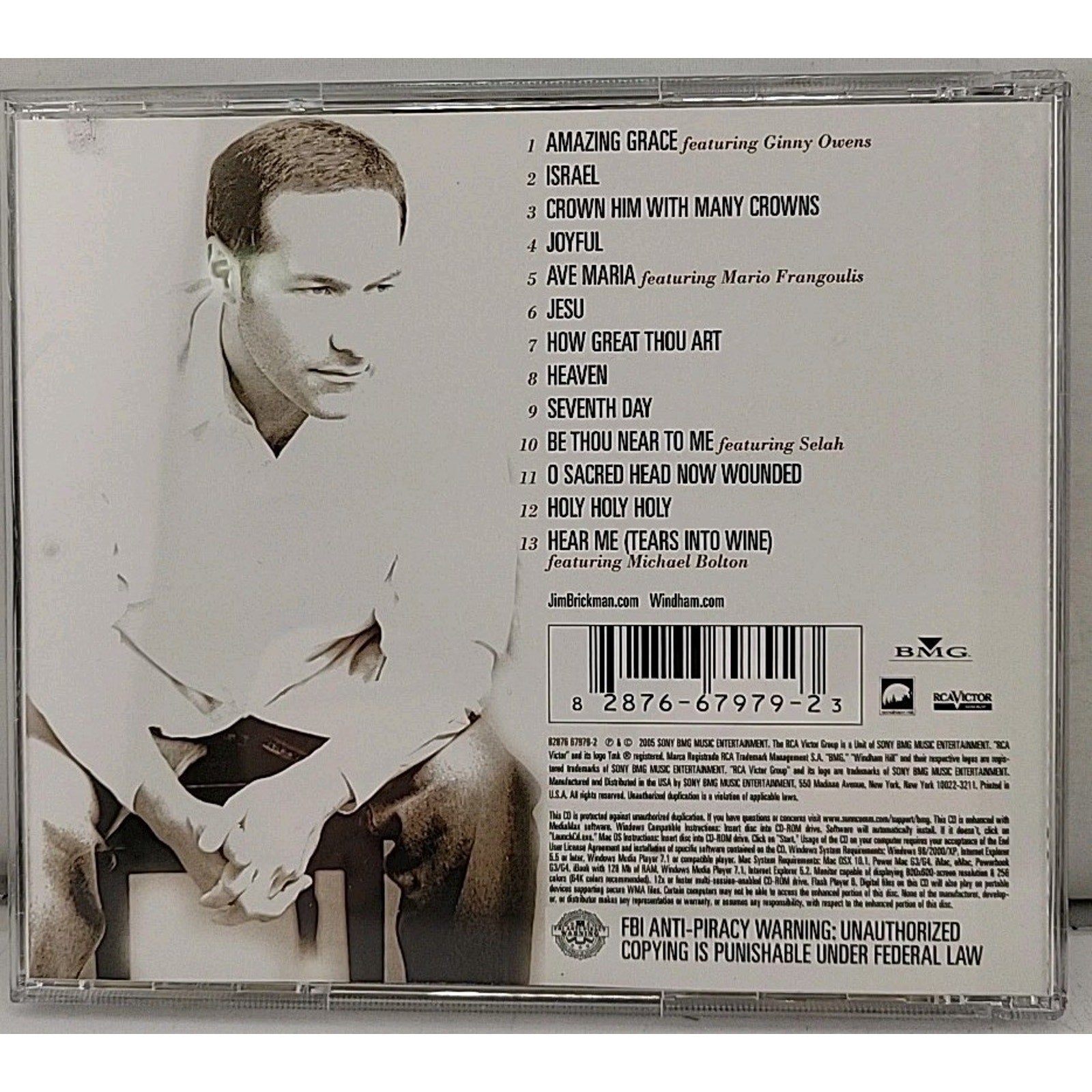 Grace by Jim Brickman (CD, 2005)