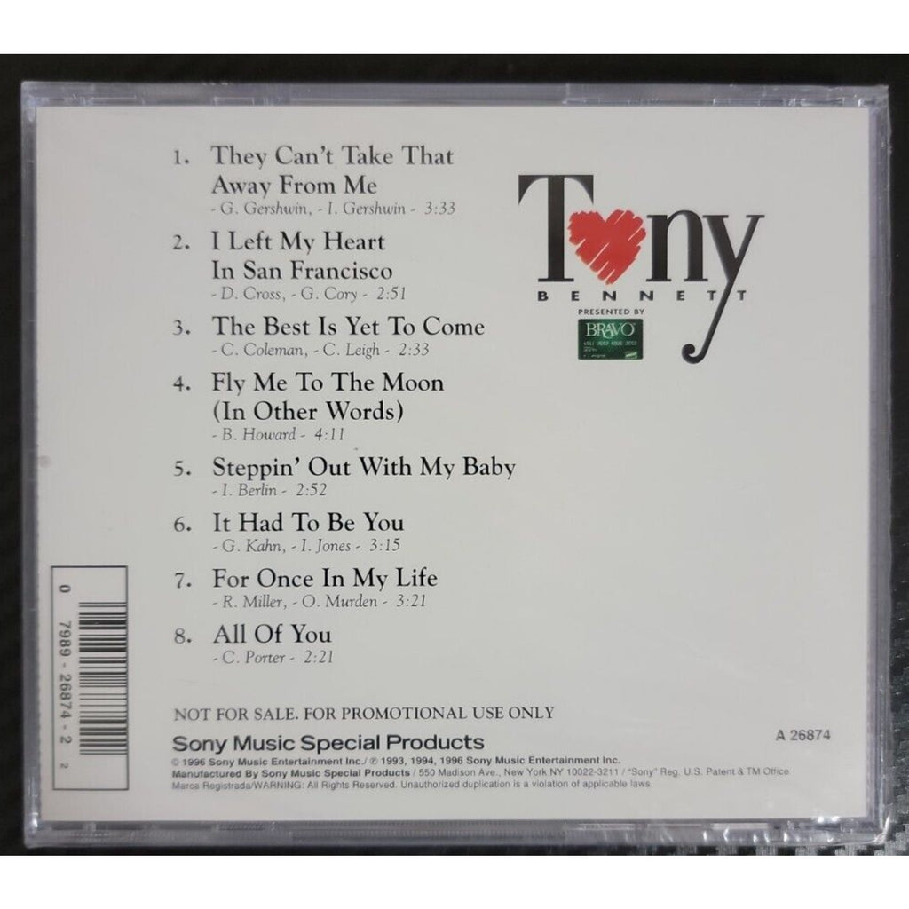 Tony Bennett: The BRAVO Card Collection (CD) *Brand New*