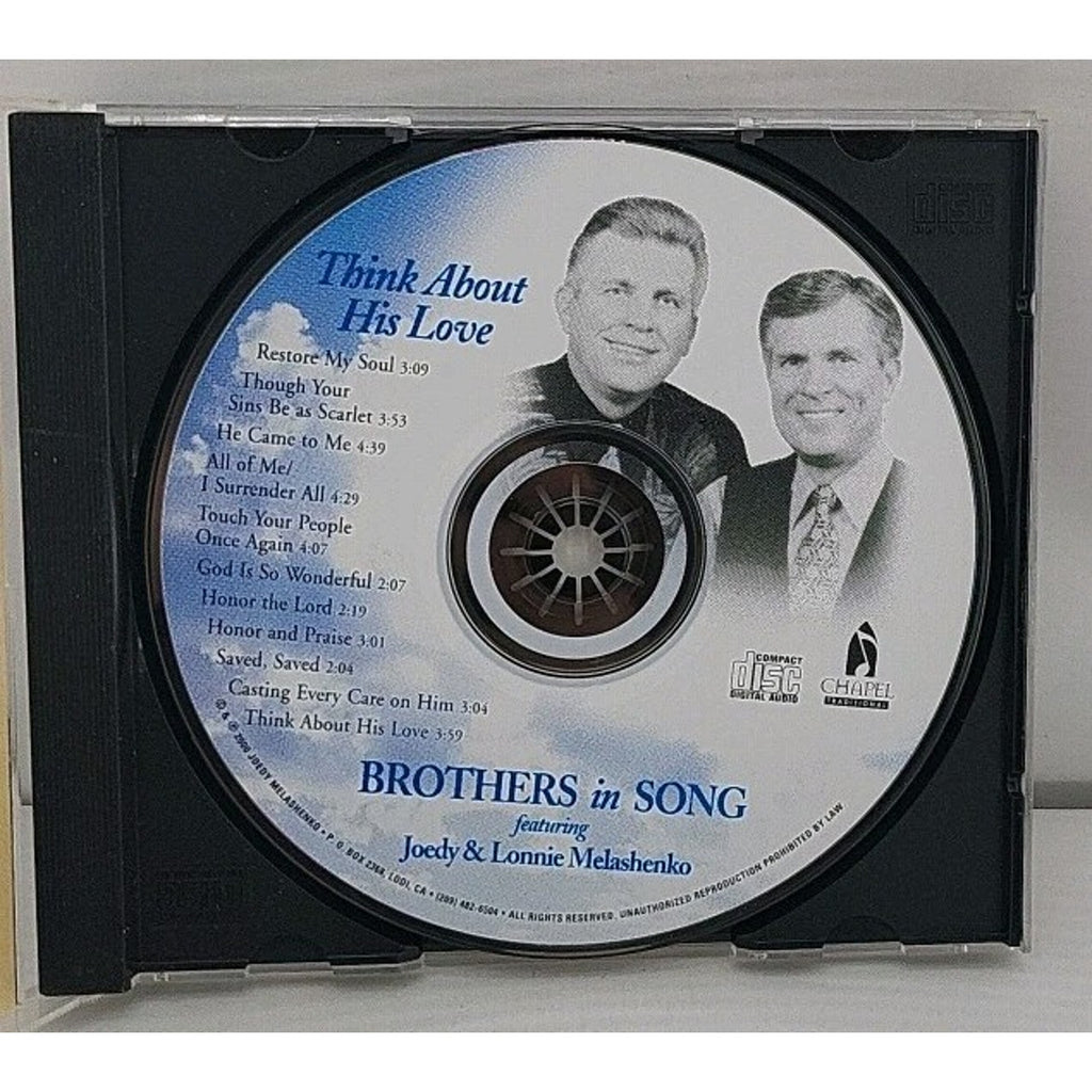 Brothers In Song featuring Joedy & Lonni : Think About His Love CD
