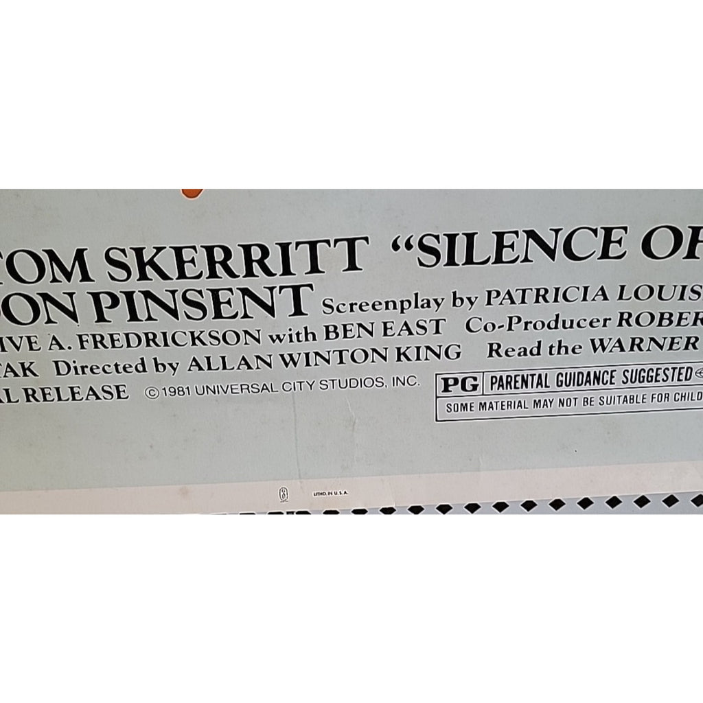 Silence of the North Original Movie Poster (1981) 27x41 Ellen Burstyn