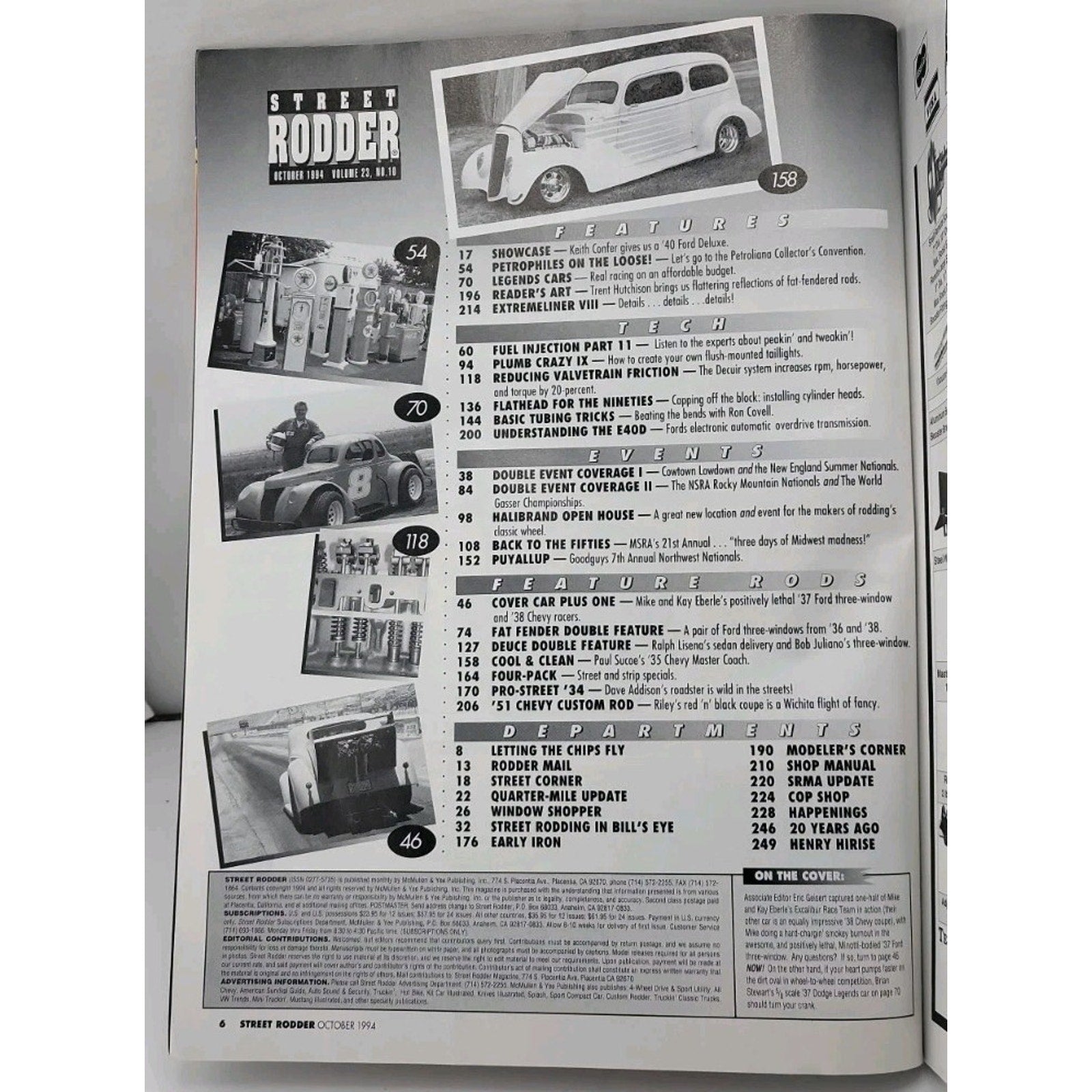 Street Rodder Magazine - October 1994 - Vol. 23 No. 10