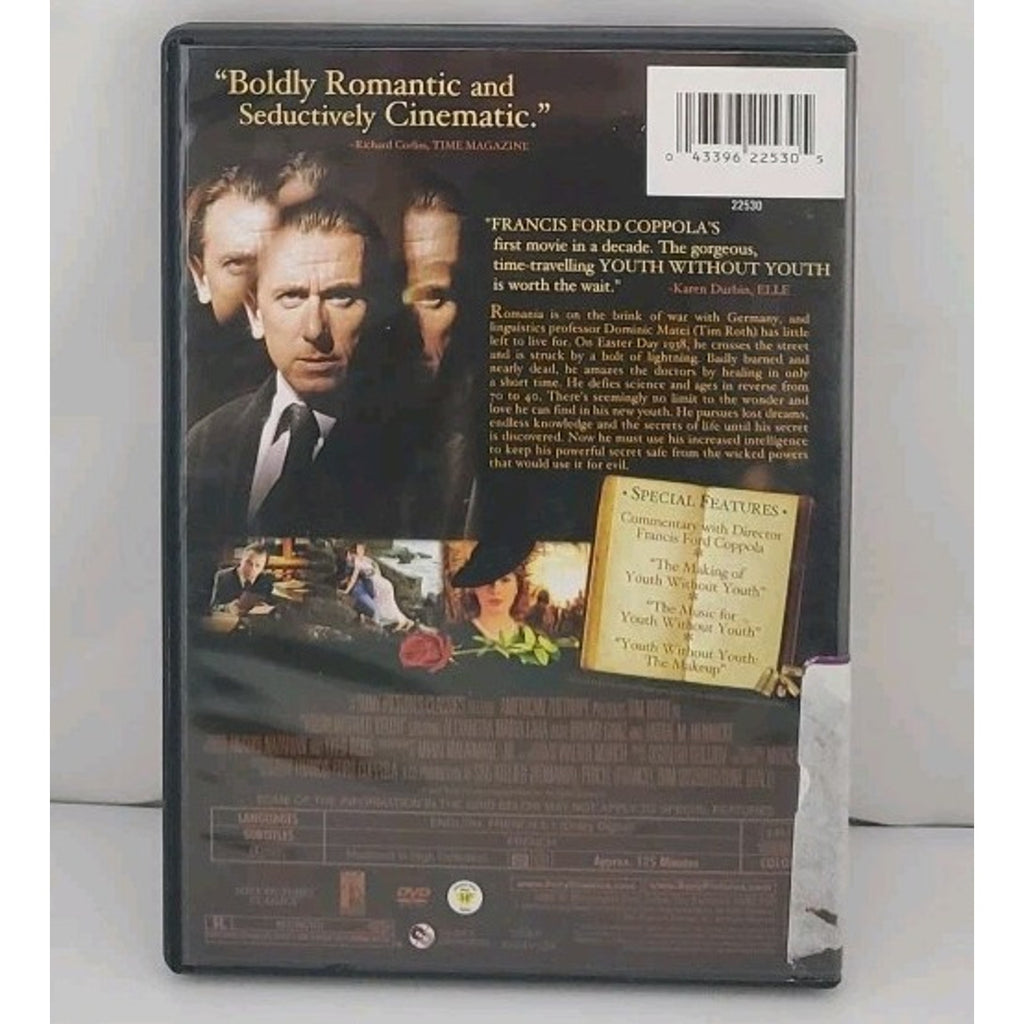 Youth Without Youth (DVD, 2008)