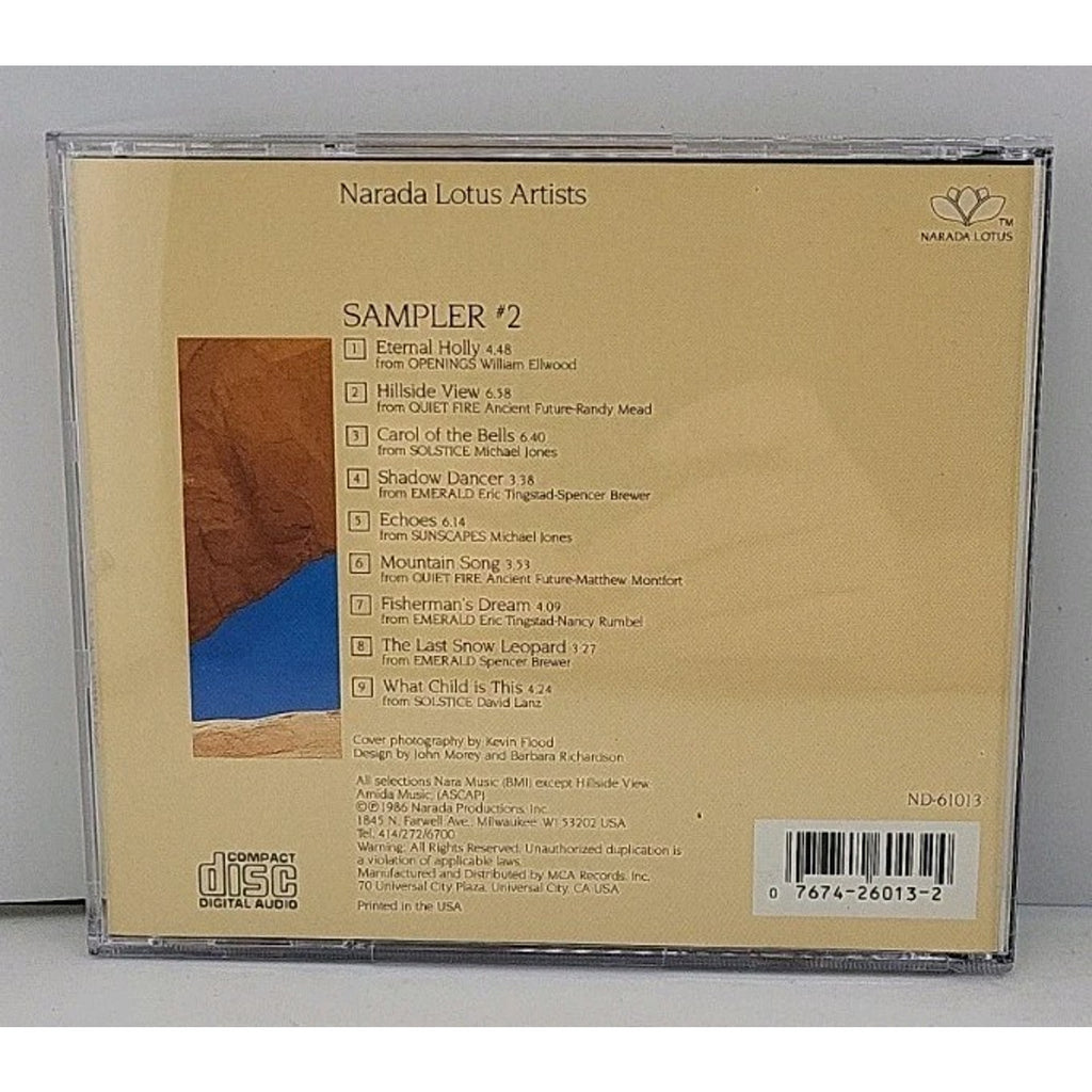 Sampler #2 by Various Artists (CD, 1986, Narada Lotus)