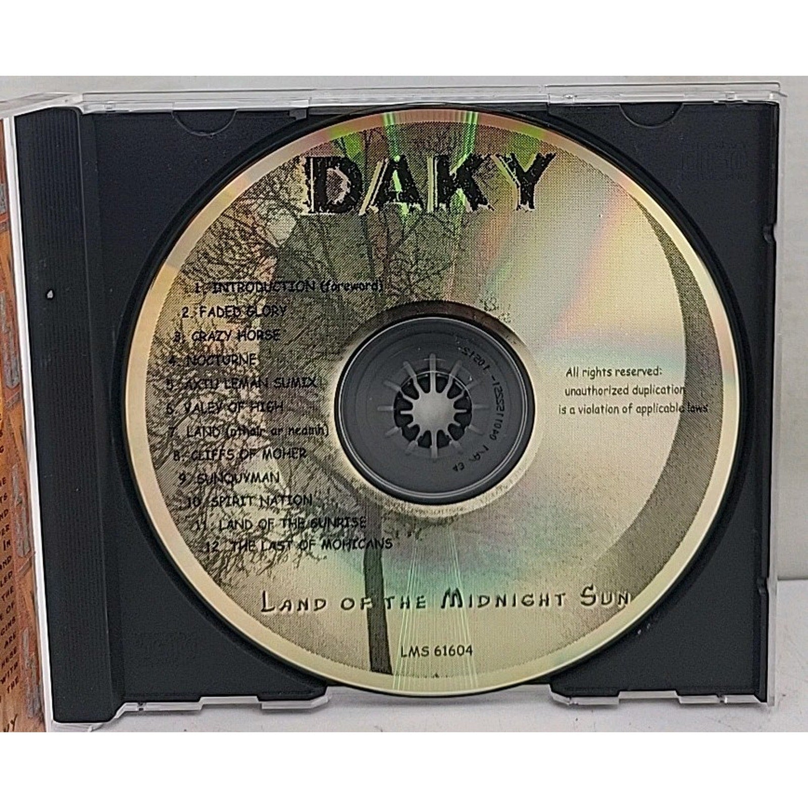 Daky Land Of The Midnight Sun CD