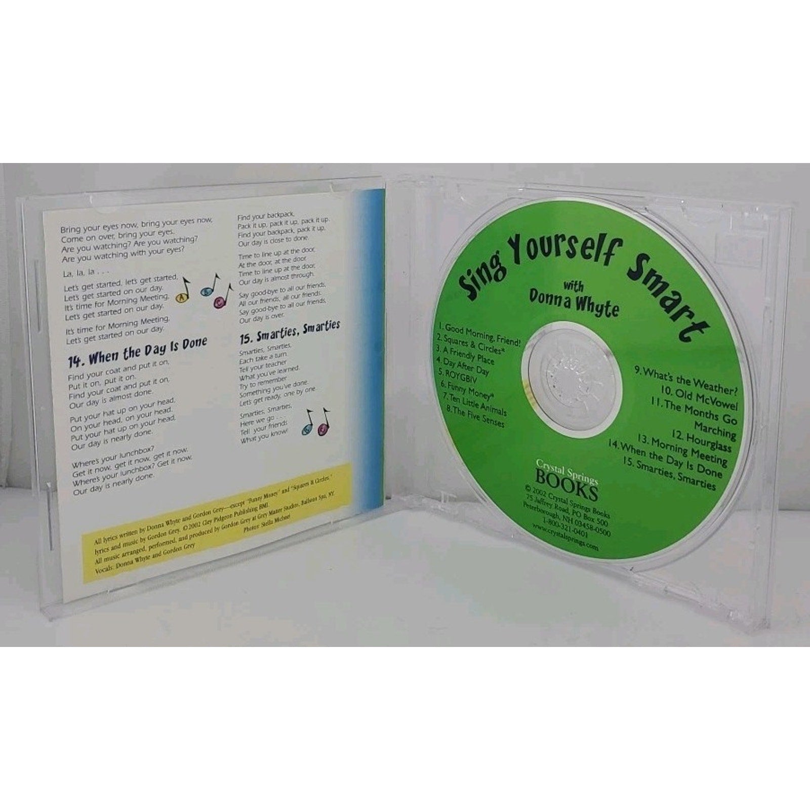 Sing Yourself Smart CD By Donna Whyte And Gordon Grey