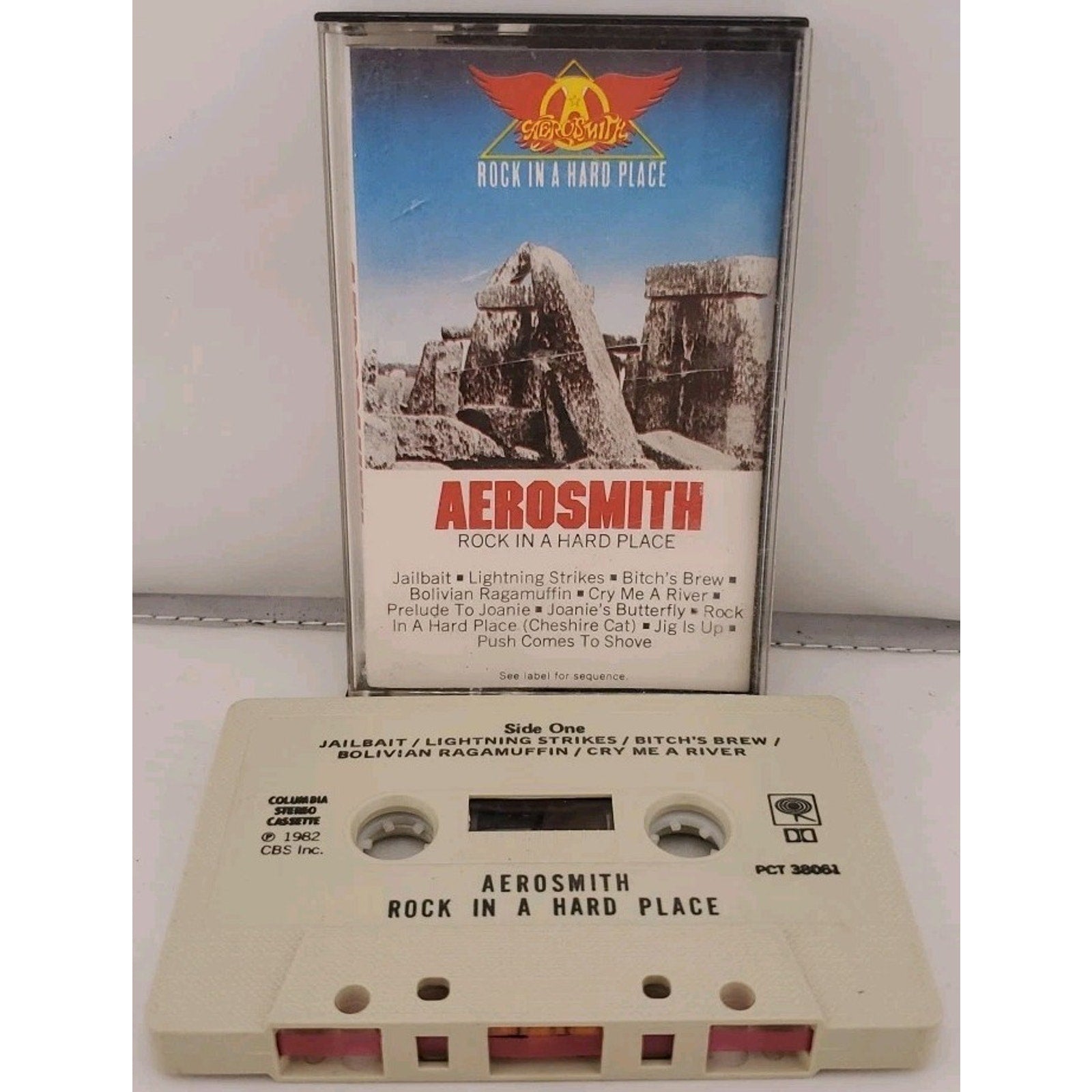 Aerosmith Rock In A Hard Place Cassette 1982