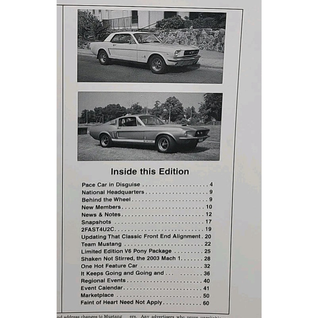 Mustang Times Magazine May 2002 Vol. 26 No. 5