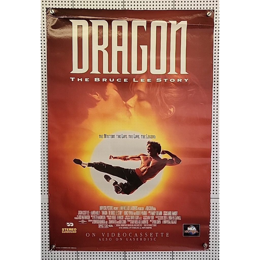 Dragon The Bruce Lee Story Original Movie Poster 27x40