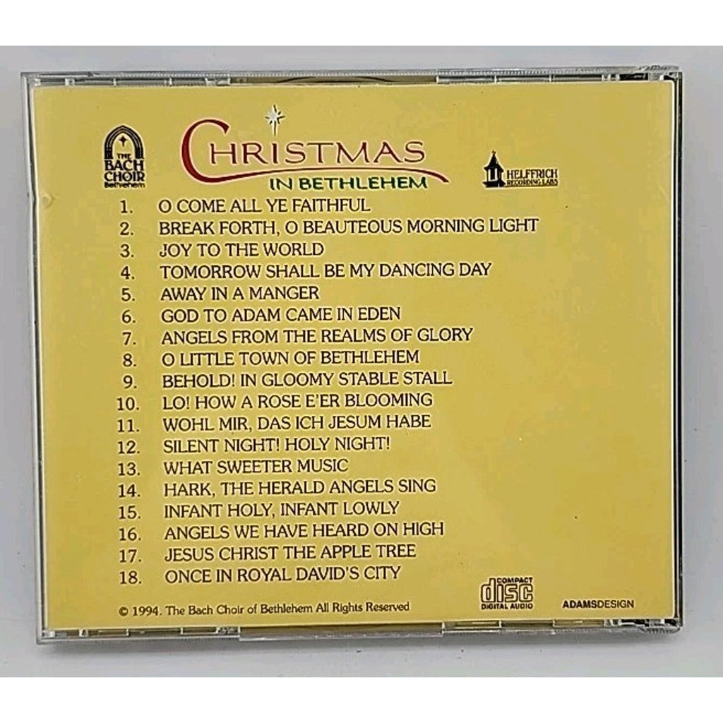 Christmas In Bethlehem (CD)