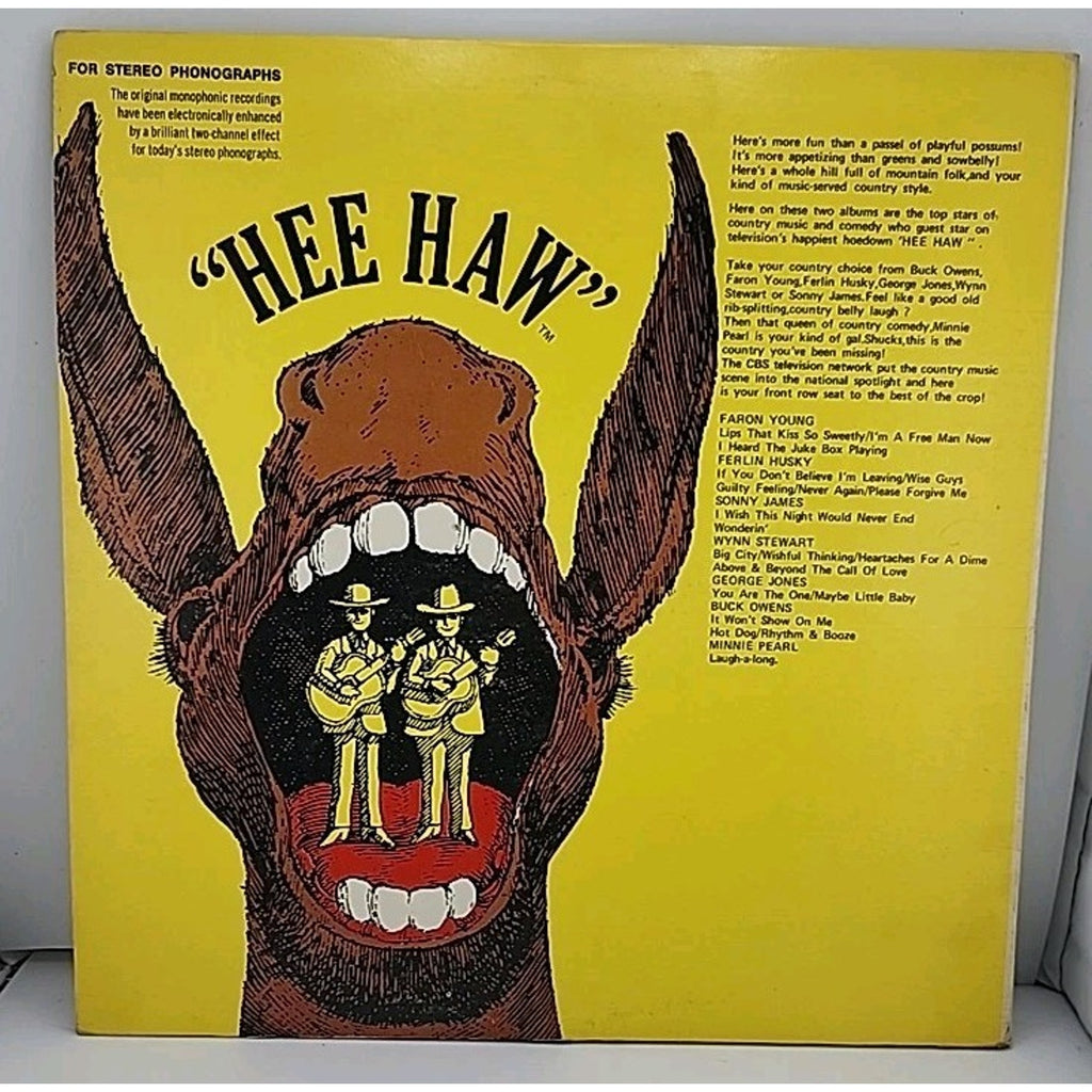 Hee Haw Show Guest Stars Vinyl Record 2 Complete Albums Country