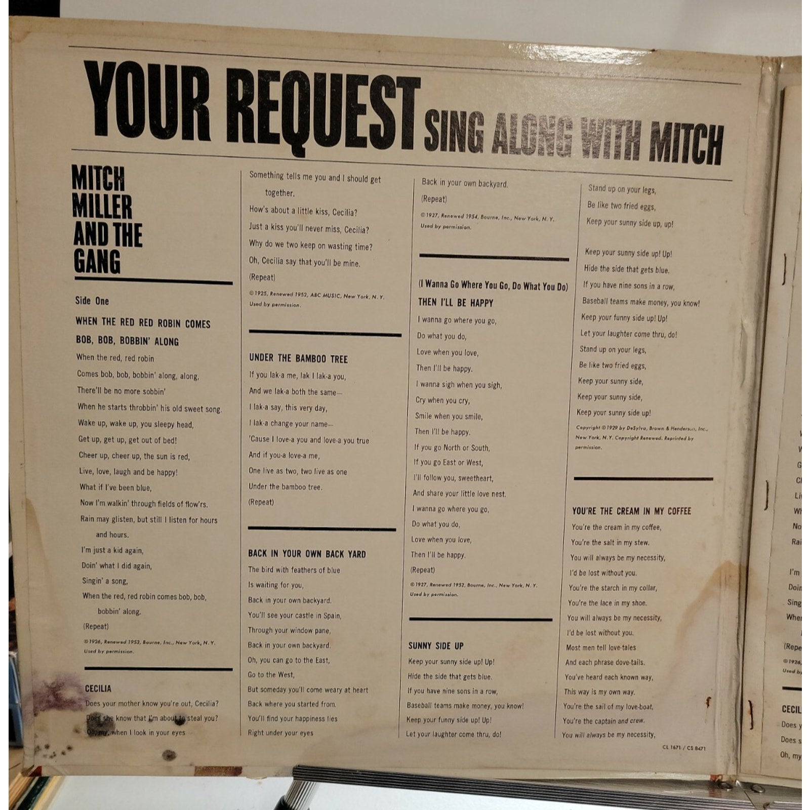 Mitch Miller And The Gang – Your Request Sing Along With Mitch (Vinyl)