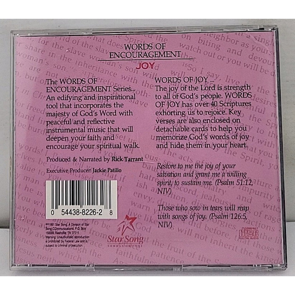 Words of Joy - Audio CD By Words of Encouragement Series